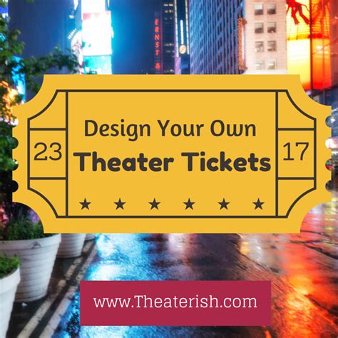 Ticket and Theatre Policies 